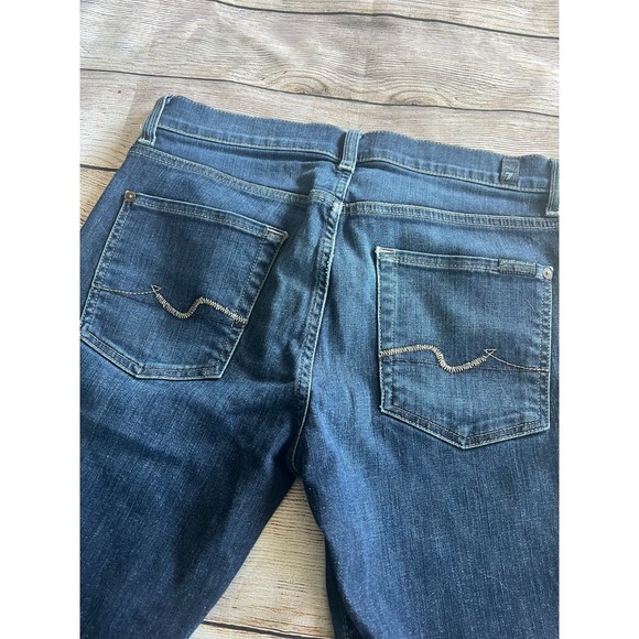 7 for all Mankind Men's Slimmy Jeans Distressed Size 30 - Picture 5 of 8